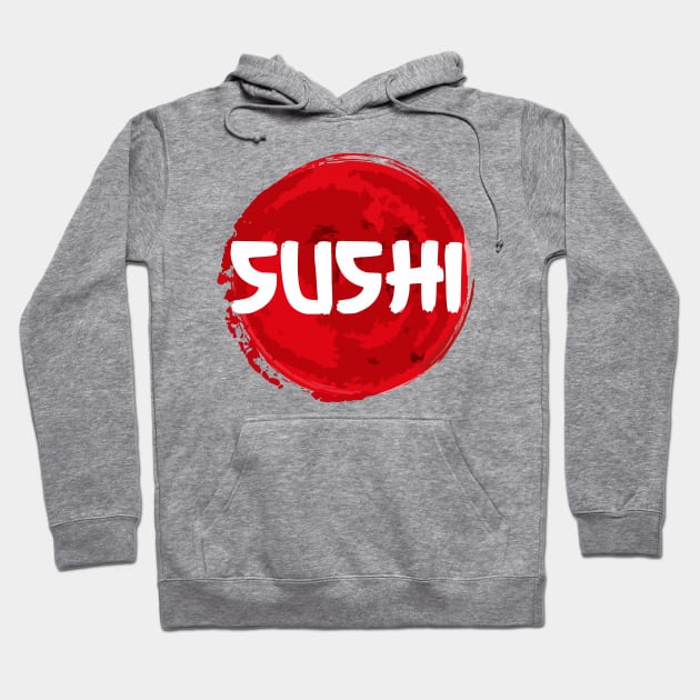 Sushi-Japanese Food Hoodie by Mysimplicity.art